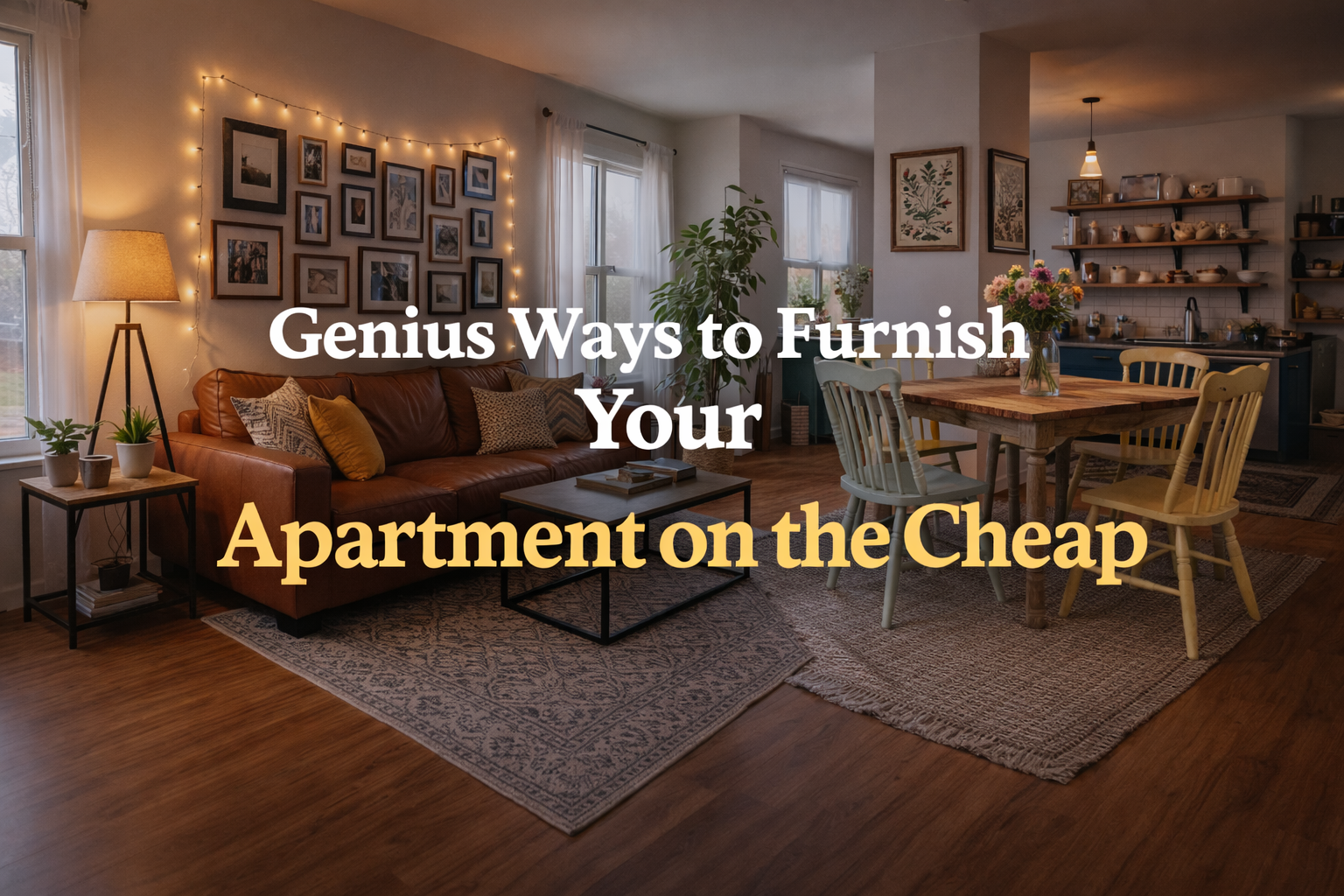 18 Genius Ways to Furnish Your Apartment on the Cheap