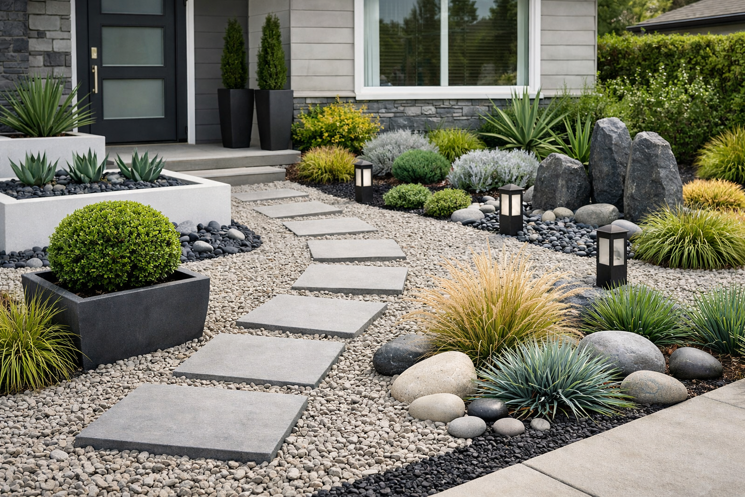21 Gravel Front Garden Ideas That Look Modern and Low Maintenance