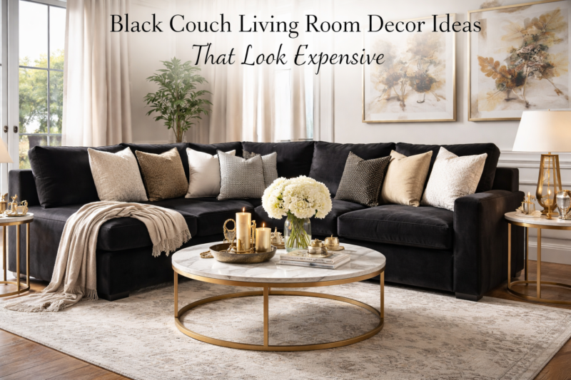 15 Black Couch Living Room Decor Ideas That Look Expensive