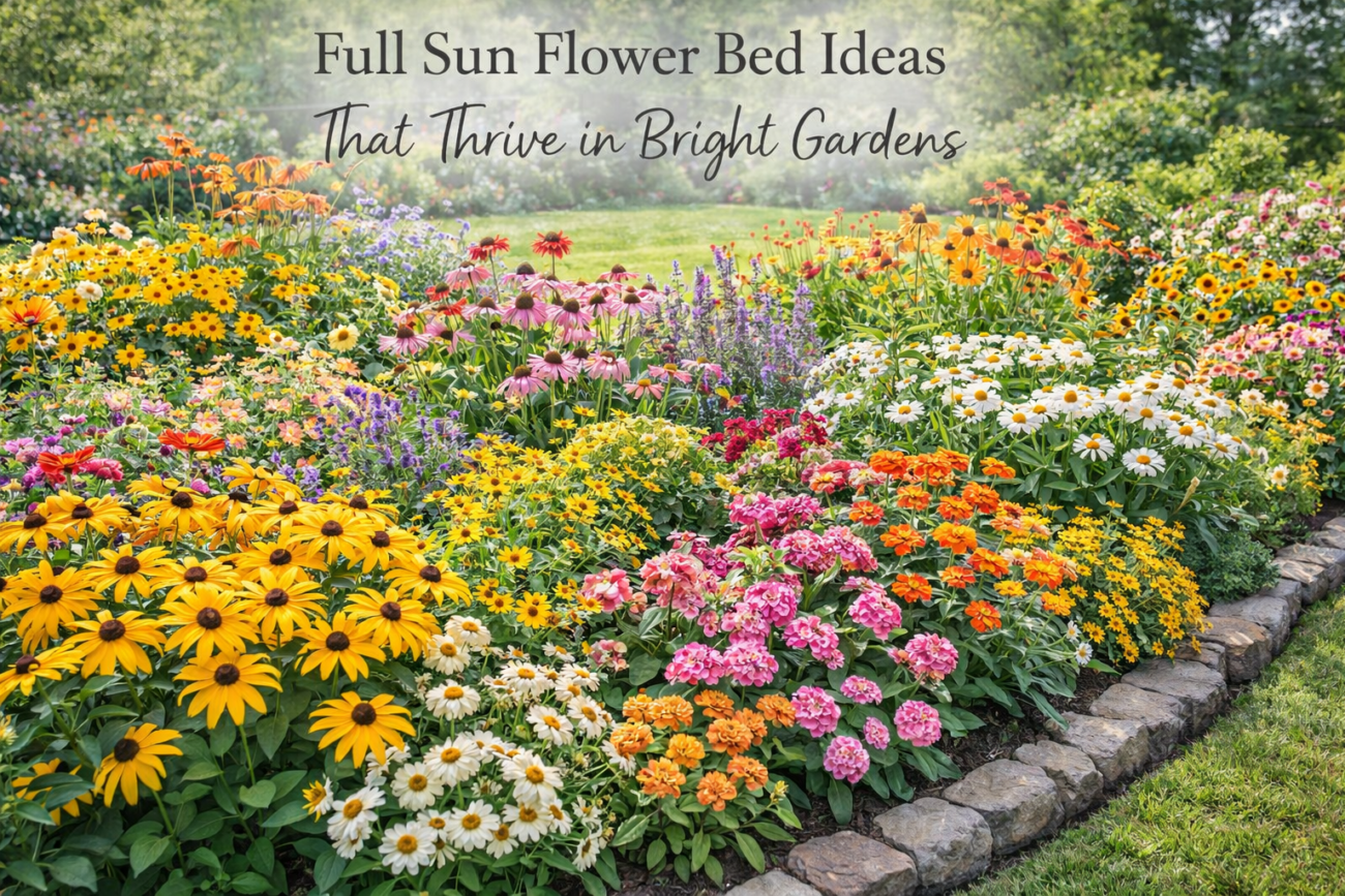 15 Full Sun Flower Bed Ideas That Thrive in Bright Gardens