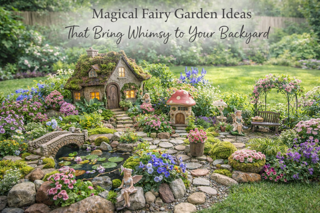 15 Magical Fairy Garden Ideas That Bring Whimsy to Your Backyard