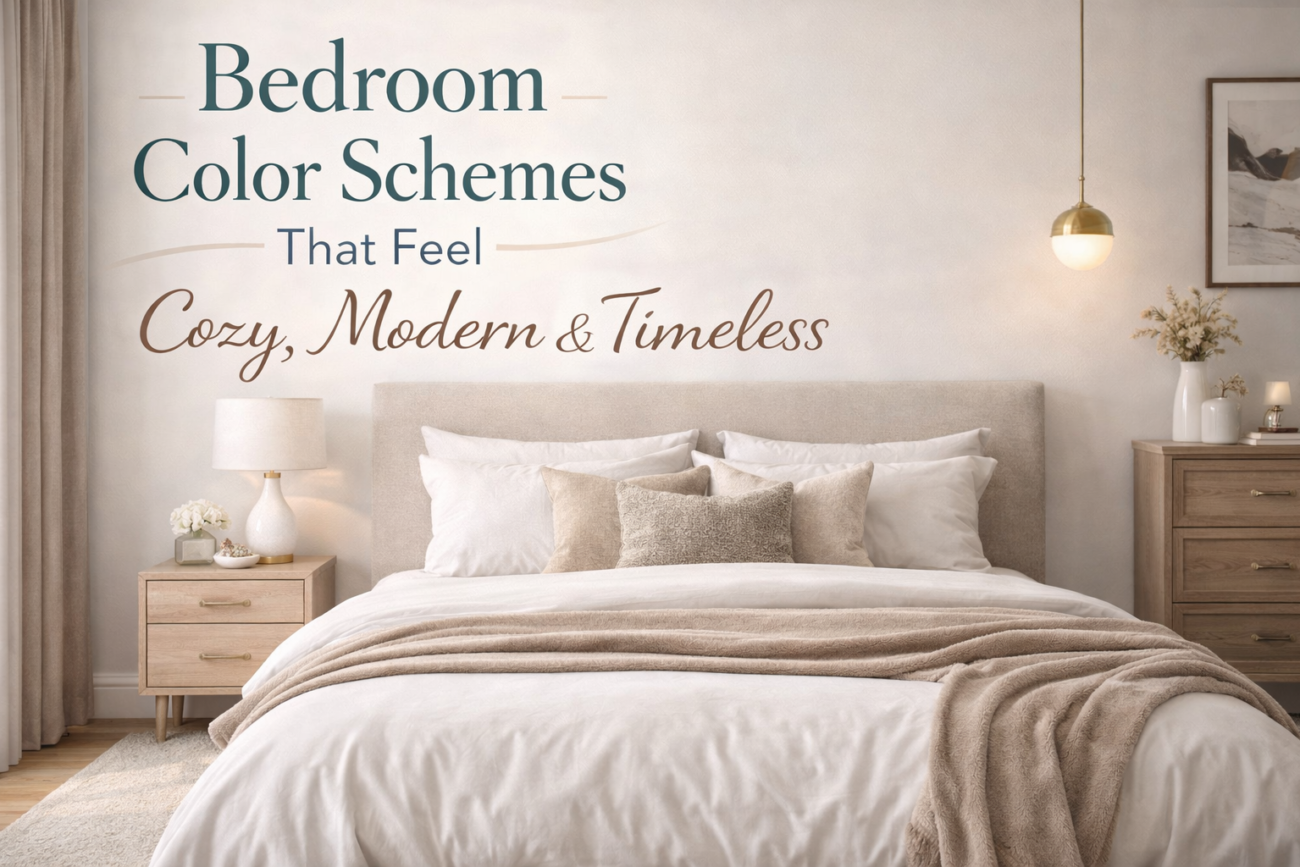 16 Bedroom Color Schemes That Feel Cozy, Modern & Timeless