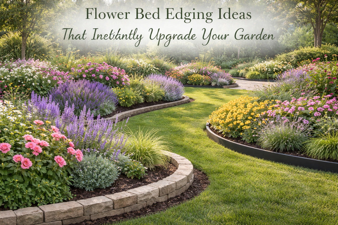 18 Flower Bed Edging Ideas That Instantly Upgrade Your Garden