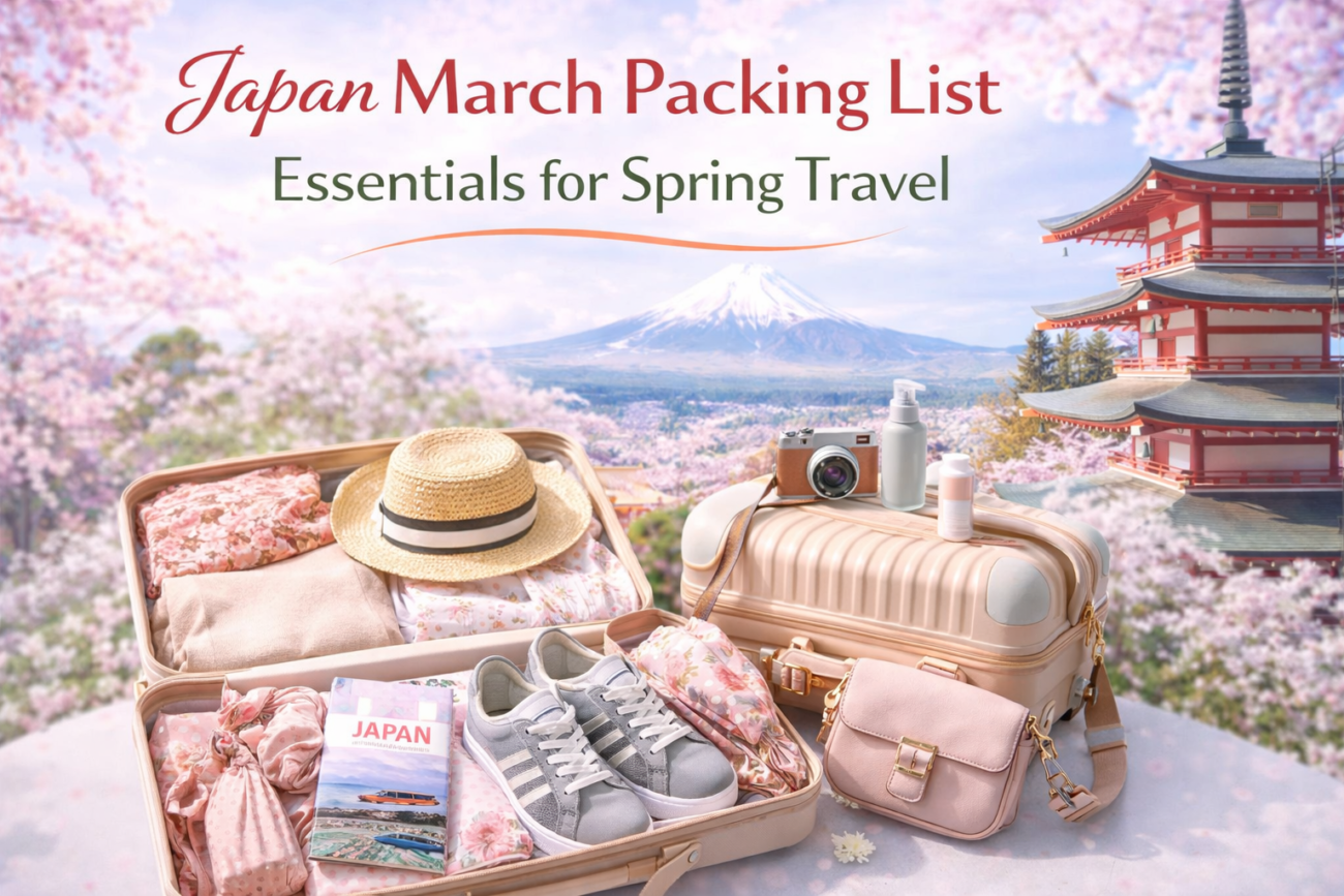18 Japan March Packing List Essentials for Spring Travel
