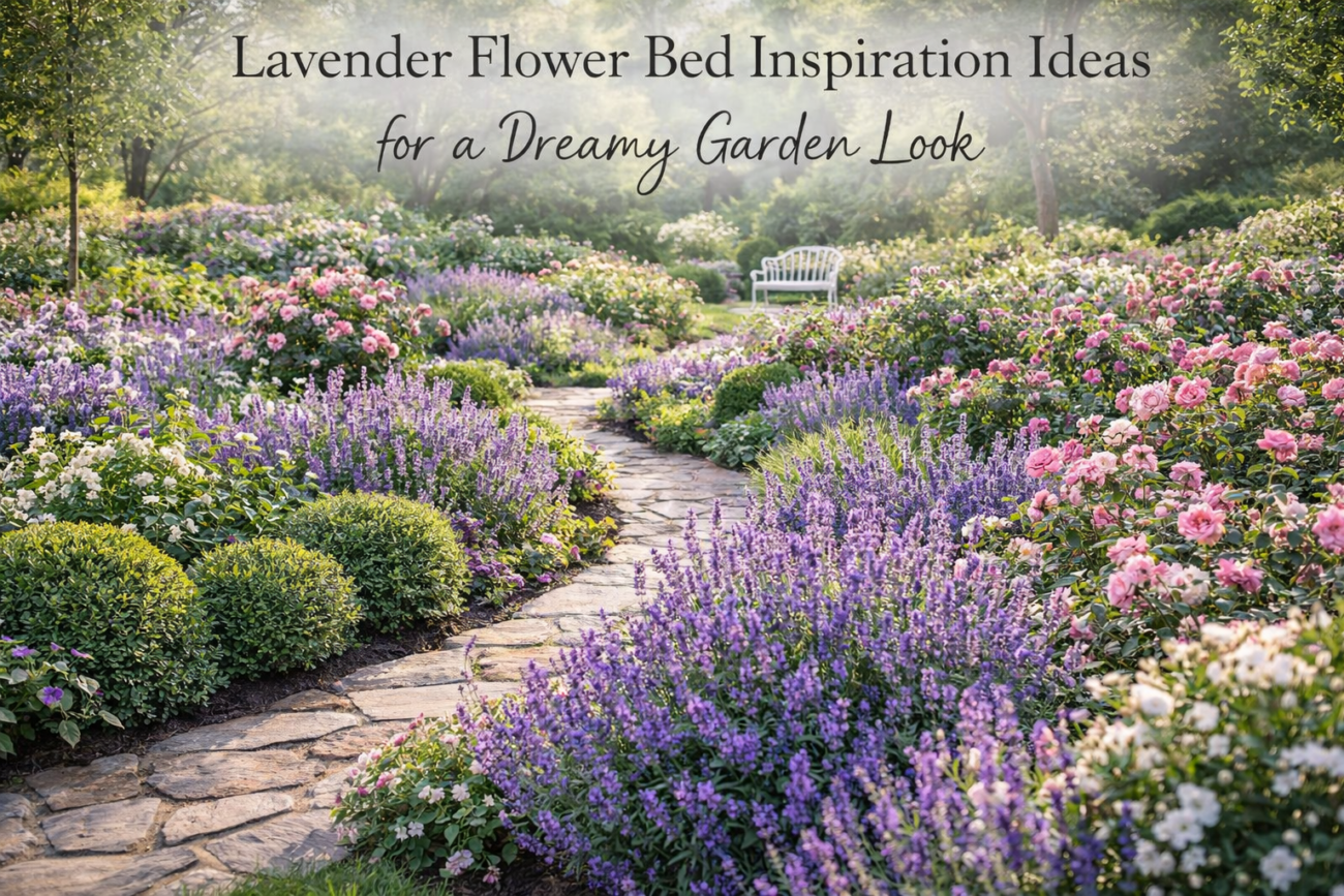 18 Lavender Flower Bed Inspiration Ideas for a Dreamy Garden Look