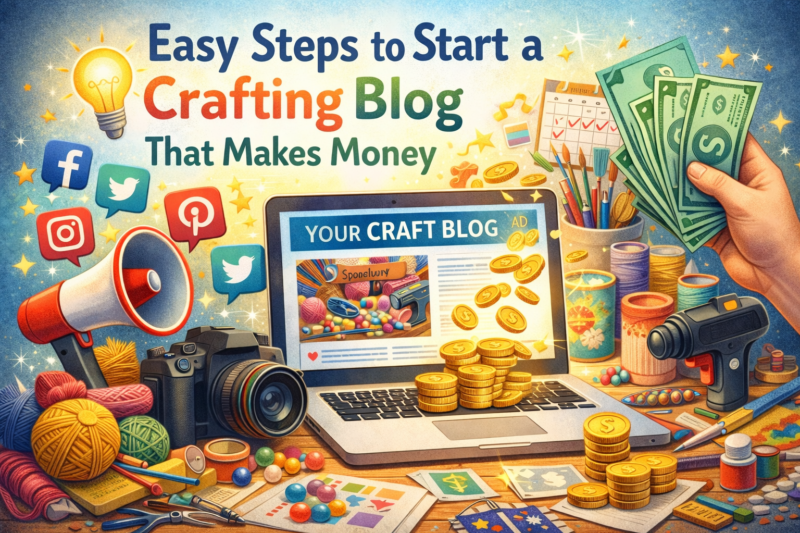 20 Easy Steps to Start a Crafting Blog That Makes Money
