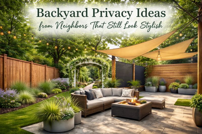 24 Backyard Privacy Ideas from Neighbors That Still Look Stylish