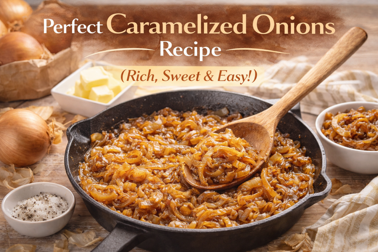 Perfect Caramelized Onions Recipe (Rich, Sweet & Easy!)