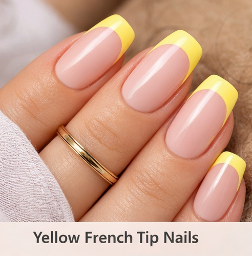 image-104 16 Bright & Happy Yellow Spring Nail Ideas to Instantly Boost Your Mood
