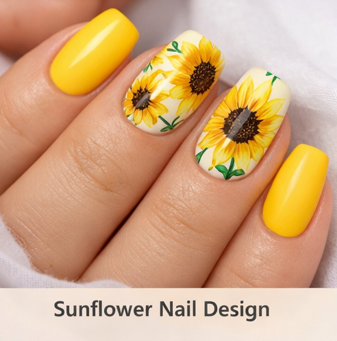 image-107 16 Bright & Happy Yellow Spring Nail Ideas to Instantly Boost Your Mood