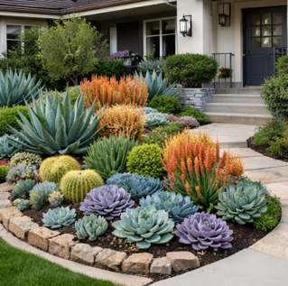image-19 16 Succulent Landscape Design Ideas for Beautiful Front Yards