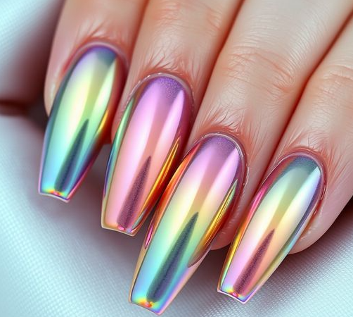 image-229 25 Insanely Shiny Spring Chrome Nails That Are Totally Worth the Hype