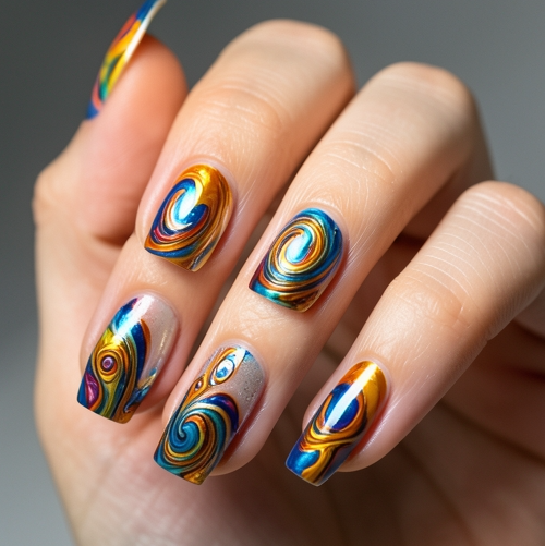 image-243 25 Insanely Shiny Spring Chrome Nails That Are Totally Worth the Hype