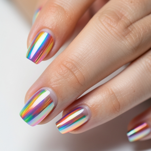 image-246 25 Insanely Shiny Spring Chrome Nails That Are Totally Worth the Hype