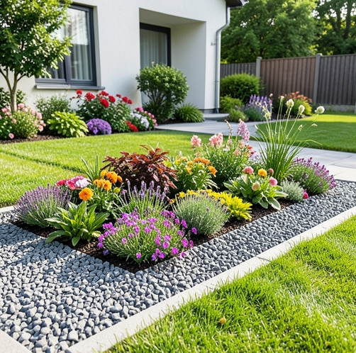 image-253 24 Stunning Flower Bed Ideas with Rocks for a Clean, Modern Landscape