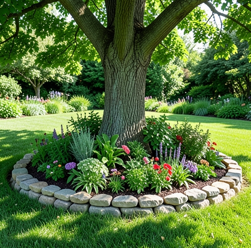 image-257 24 Stunning Flower Bed Ideas with Rocks for a Clean, Modern Landscape