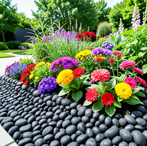 image-258 24 Stunning Flower Bed Ideas with Rocks for a Clean, Modern Landscape