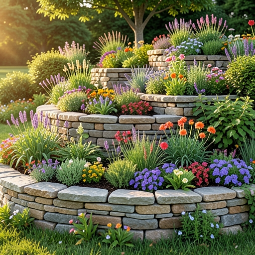 image-259 24 Stunning Flower Bed Ideas with Rocks for a Clean, Modern Landscape