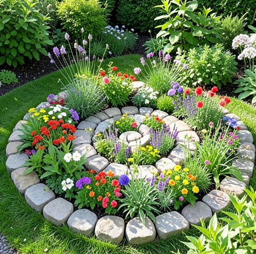 image-261 24 Stunning Flower Bed Ideas with Rocks for a Clean, Modern Landscape