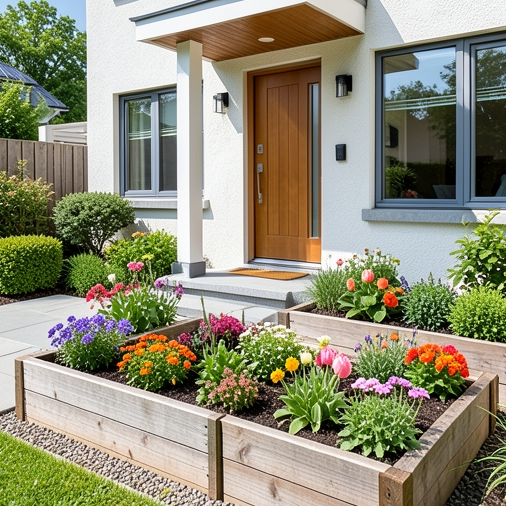 image-406 17 Beautiful Flower Bed Ideas for the Front of Your House