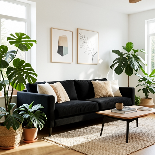 image-483 15 Black Couch Living Room Decor Ideas That Look Expensive