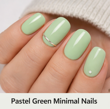image-50 20 Fresh Green Spring Nail Designs You Need to Try This Season