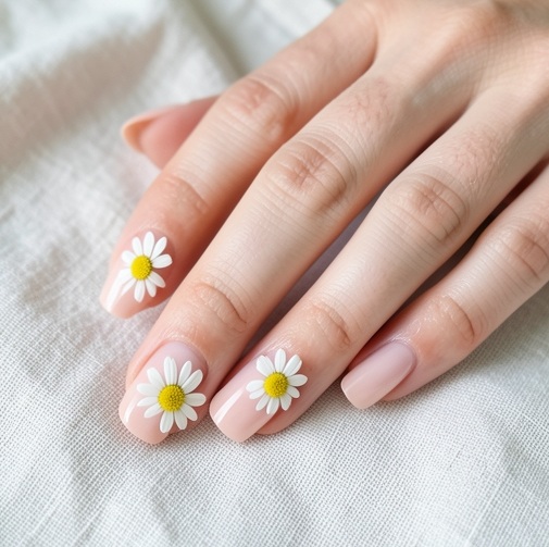 image-510 21 Daisy Nail Ideas That'll Make You Feel Like Spring All Year