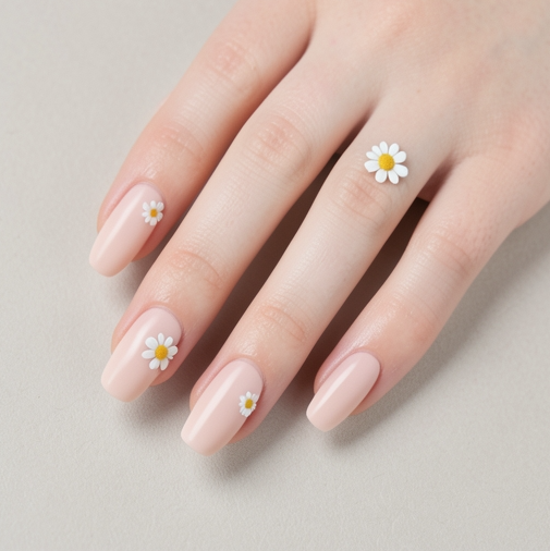 image-515 21 Daisy Nail Ideas That'll Make You Feel Like Spring All Year