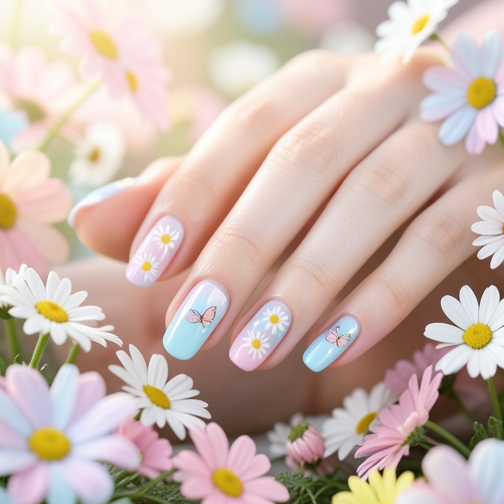 image-516 21 Daisy Nail Ideas That'll Make You Feel Like Spring All Year