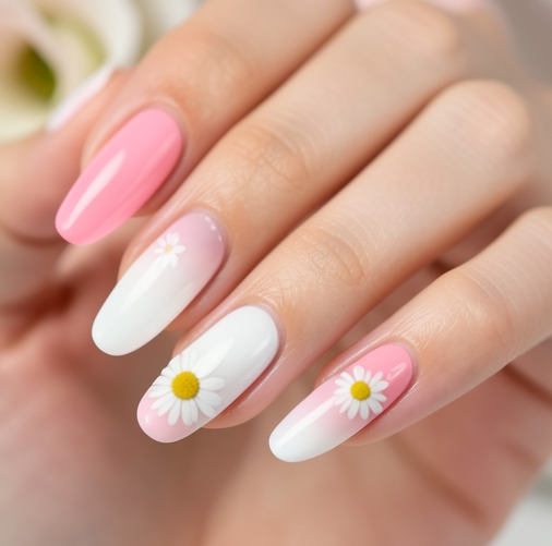 image-519 21 Daisy Nail Ideas That'll Make You Feel Like Spring All Year