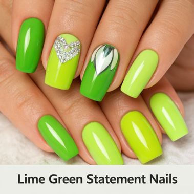 image-52 20 Fresh Green Spring Nail Designs You Need to Try This Season