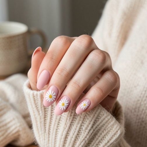 image-522 21 Daisy Nail Ideas That'll Make You Feel Like Spring All Year
