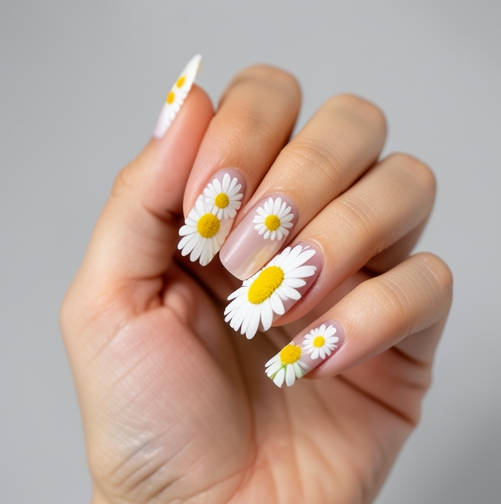 image-525 21 Daisy Nail Ideas That'll Make You Feel Like Spring All Year