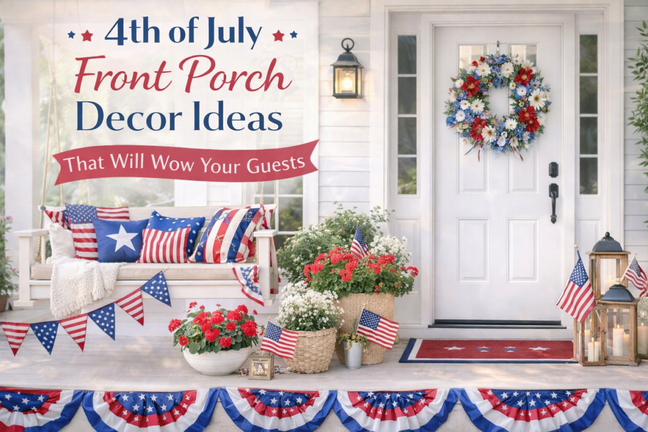 15 4th of July Front Porch Decor Ideas That Will Wow Your Guests