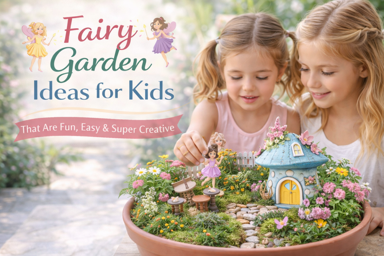 16 Fairy Garden Ideas for Kids That Are Fun, Easy & Super Creative