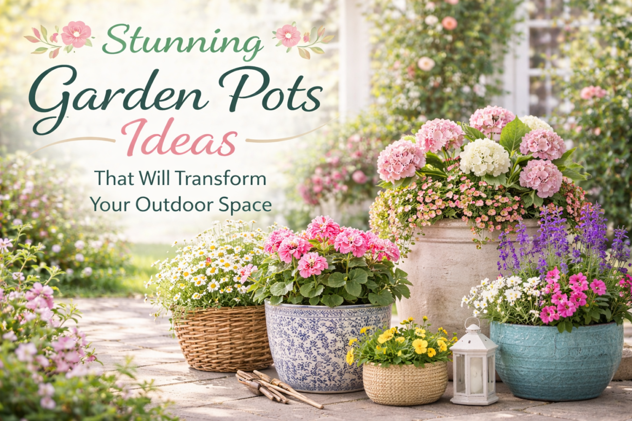 18 Stunning Garden Pots Ideas That Will Transform Your Outdoor Space