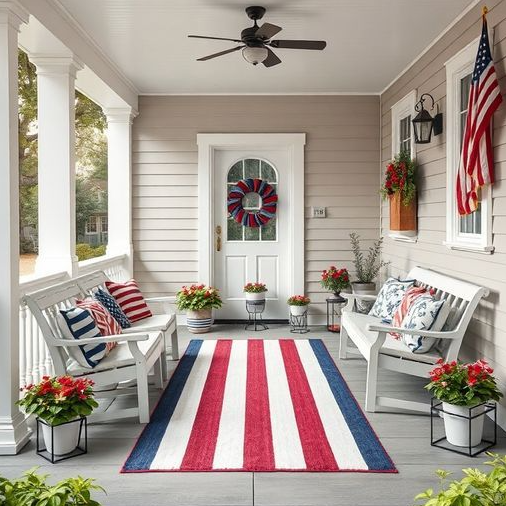 image-30 15 4th of July Front Porch Decor Ideas That Will Wow Your Guests